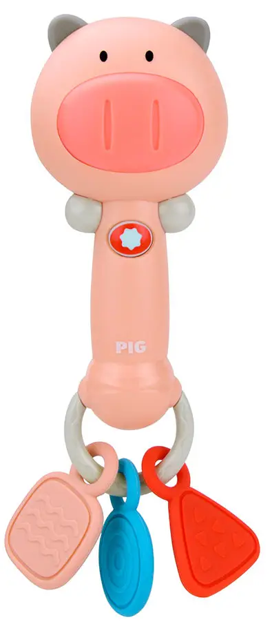 Развивающая игрушка-погремушка Pituso Пиги свет, звук