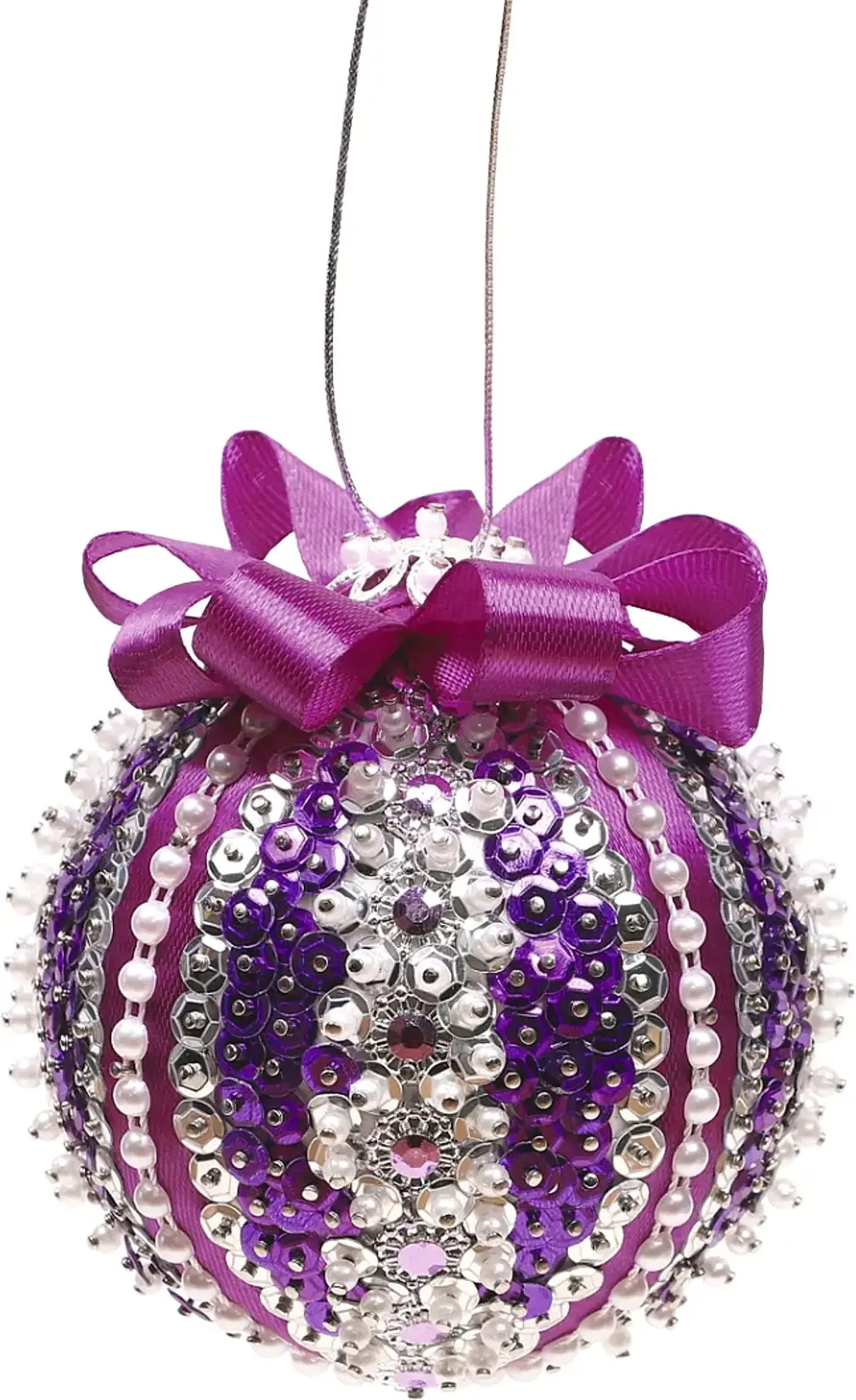 Набор для творчества Волшебная Мастерская Шар серебряный, филетовый