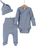 Фотография товара Комплект для новорожденных лапша голубой туман 56