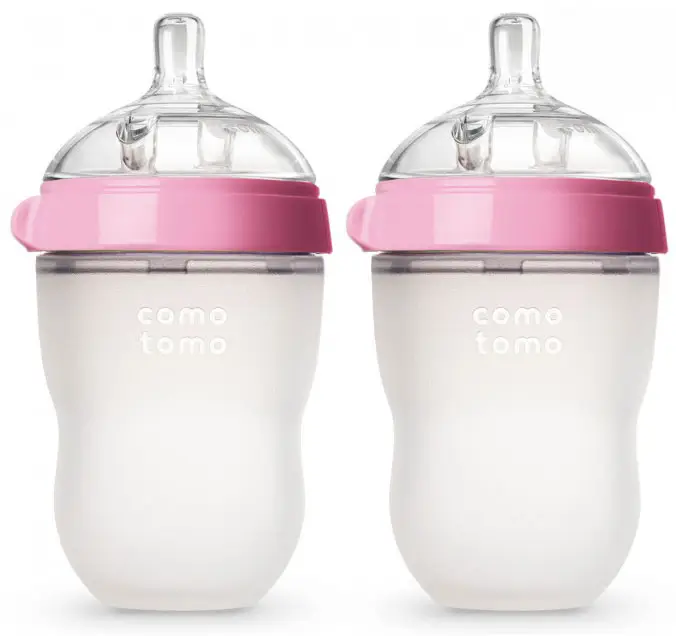 Набор бутылочек для кормления Comotomo, цвет розовый Natural Feel Baby Bottle 250 мл
