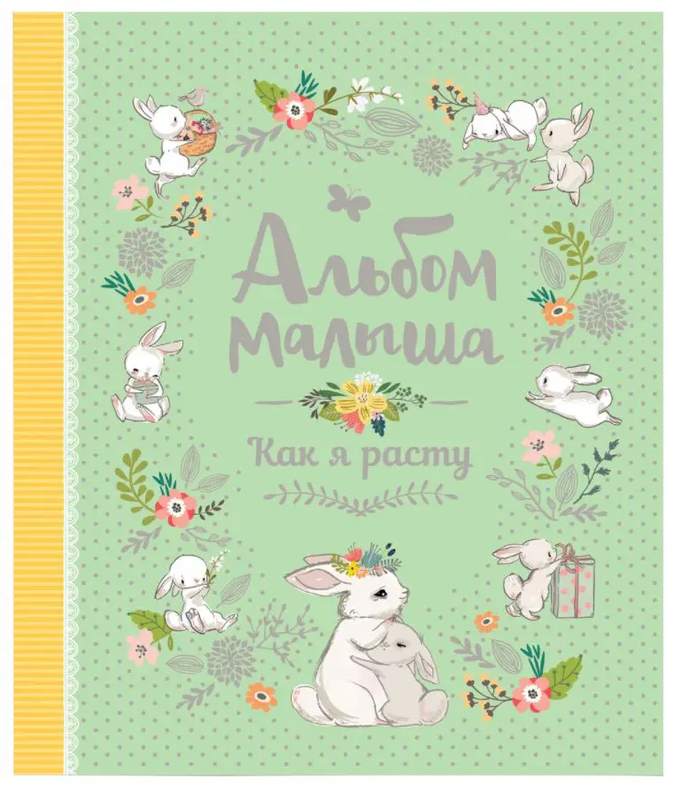Фотоальбом Альбом малыша. Как я расту 28,5х25х1,3 см