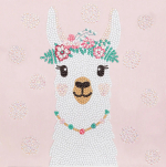 Фотография товара Кристальная мозаика Фрея постер Лама, 20x20см