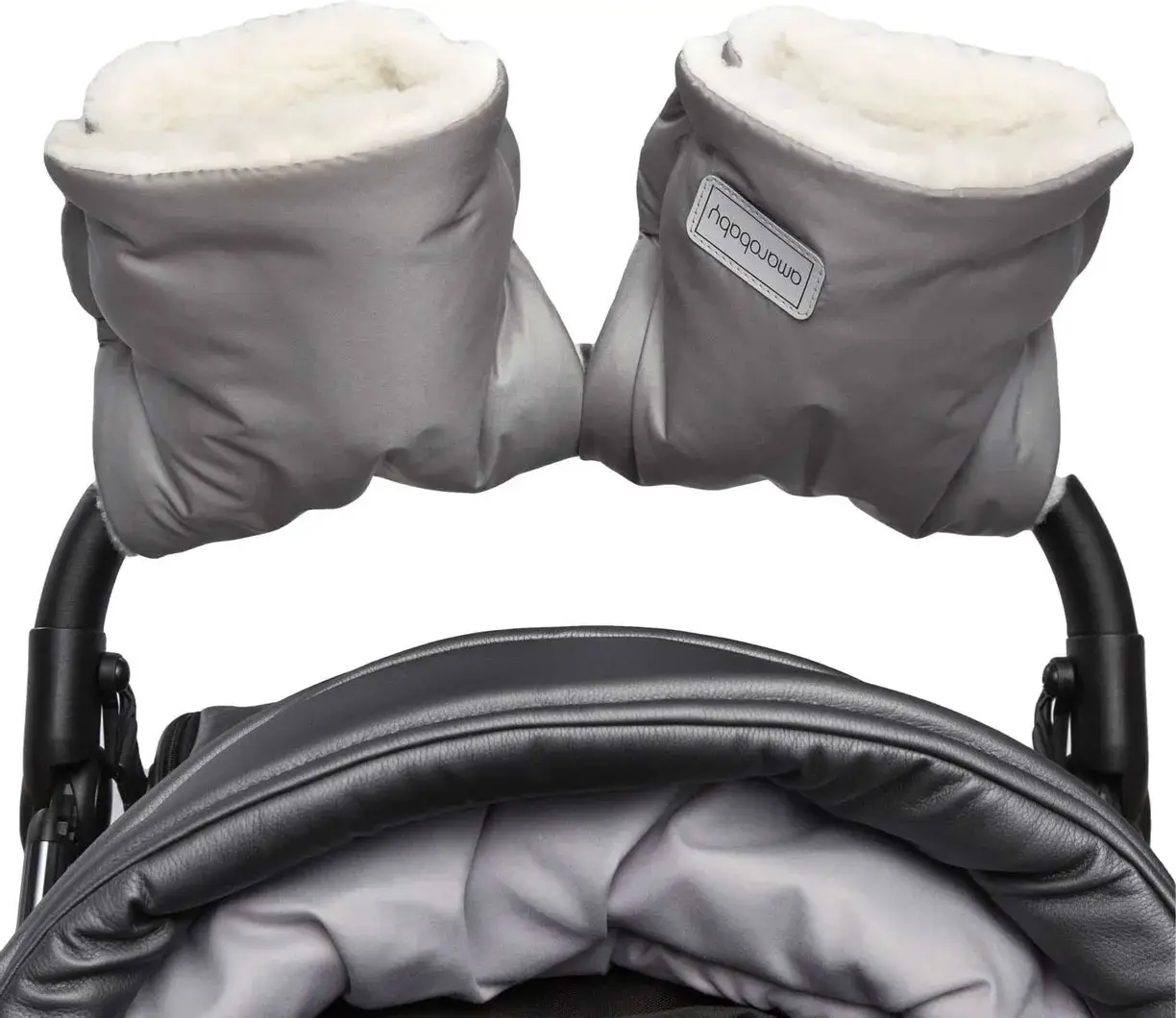 Муфты на ручку коляски Amarobaby Snowy Travel, Серый