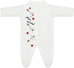 Комбинезон на кнопках Luxury Baby Мой малыш белый 62