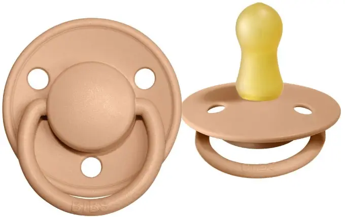 Пустышка Bibs De Lux Latex Peach 6+ месяцев