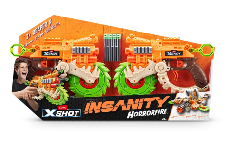 Фотография товара Икс Шот 2 Бластера INSANITY REAPER-X с акс. X-SHOT