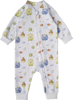 Фотография товара Комбинезон Little Star растущий на молнии Монстрики, р. 86, белый