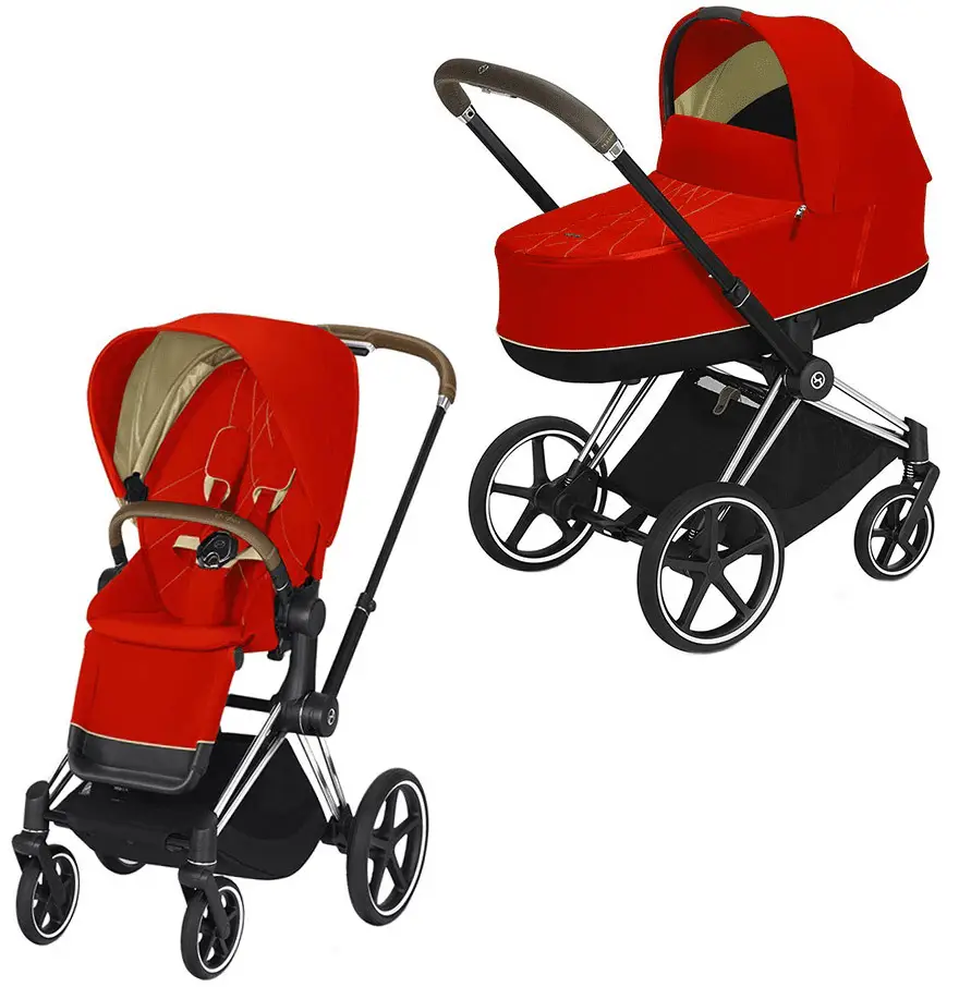 Коляска Cybex Priam III 2 в 1 Chrome Autumn Gold