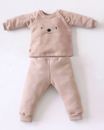 Фотография товара Комплект KiDi kids Пикколино 2 предмета футер бежевый 68-74 см