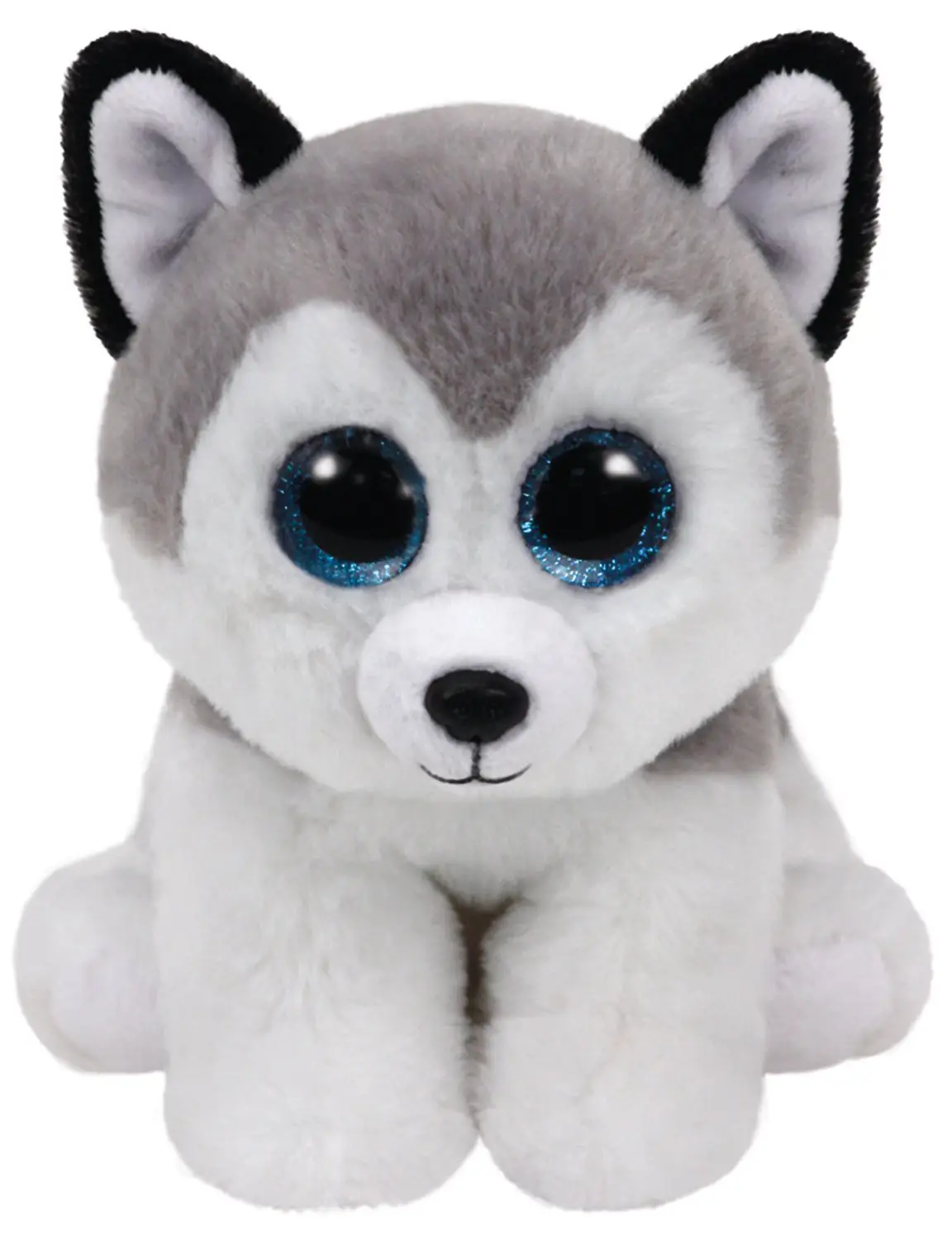 Мягкая игрушка TY Beanie Babies Щенок хаски Buff 25 см