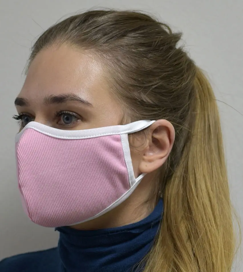 Маска защитная Светло-розовый размер S