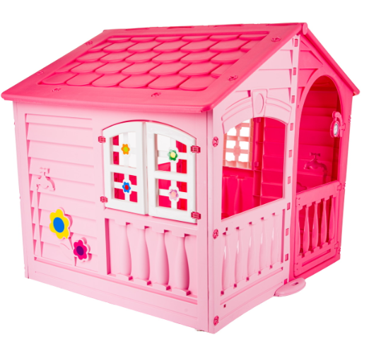 PALPLAY Игровой домик Розовый/Малиновый/Candyfloss,140*111*115h