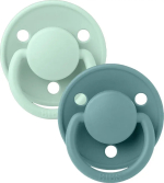 Фотография товара Набор пустышек силиконовых Bibs De Lux, Nordic Mint/Island Sea, 2 шт