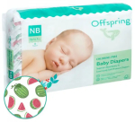 Фотография товара Подгузники Арбузы Offspring NB 2-4 кг 56 штук