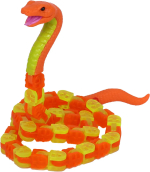 Фотография товара Антистресс-игрушка Klixx Creaturez Питон, желтый