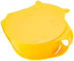 Фотография товара Детская тарелка Little Angel Lalababy Play with Me Hello, Hippo! с крышкой, желтый