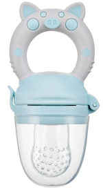 Фотография товара Ниблер для прикорма с силиконовой сеточкой ROXY KIDS Piggy голубой