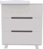 Фотография товара Комод Incanto Anniken 800/3, МДФ, белый