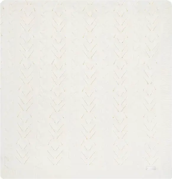 Плед Наследник Выжанова, цвет экрю, размер 90х90 см, арт. НВ20023-ЭК