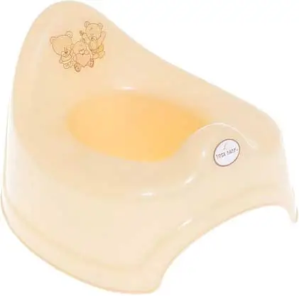 Горшок туалетный Tega MIS Мишки Бежевый