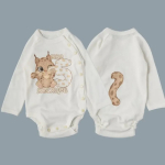 Боди асим Little Star Рысенок! 5 месяцев интерлок крем 62 Боди асим Little Star Рысенок! 5 месяцев интерлок крем 62