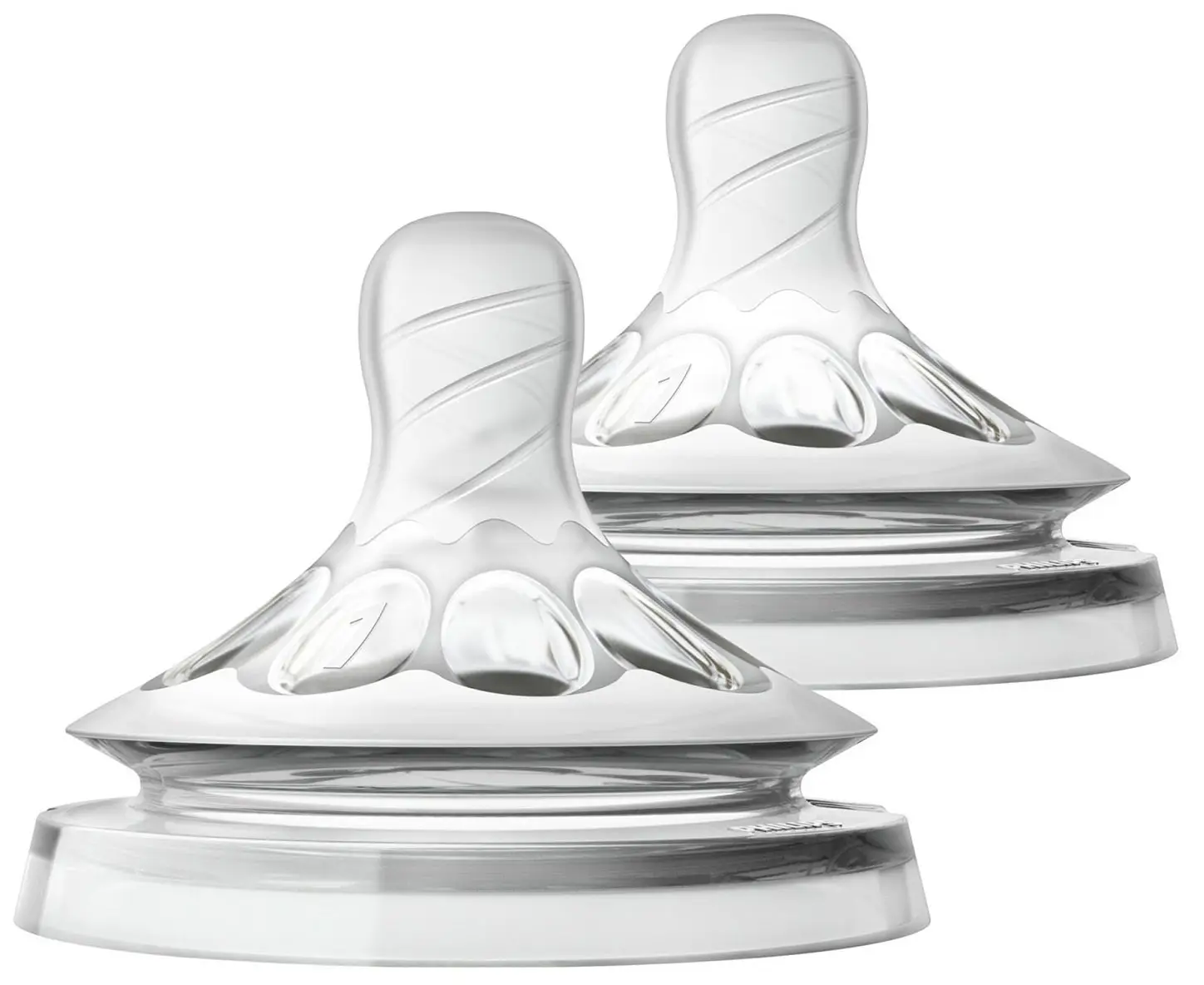 Соска силиконовая Philips Avent Natural 0m+ 2 штуки SCF041/27