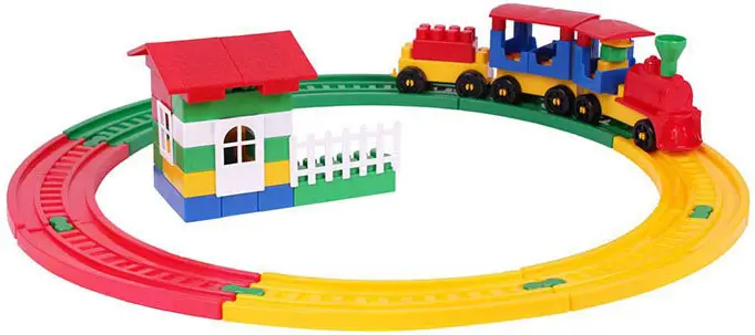 Конструктор железная дорога Терминал №1, 69 деталей в пакете