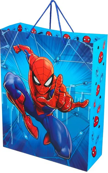 Пакет ламинированный вертикальный Человек-паук, 31х40х11 см, 9286097