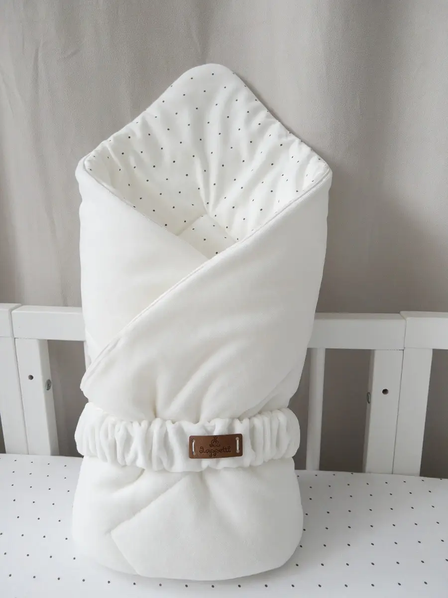 Плед велюровый с поясом Lappetti кремовый