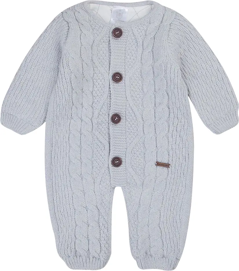 Комбинезон Наследник Выжанова х/б подклад голубой 6-9 месяцев