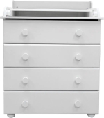 Фотография товара Комод Классик Няня, цвет белый