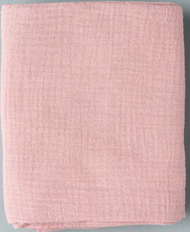 Пеленка муслиновая Little Star, розовый, 120х120 см