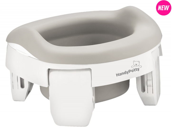 Фотография товара Горшок универсальный HandyPotty 3 в 1 белый и вкладка светло-серая