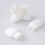 Фотография товара Комплект варежки антицарапки и пинетки KiDi kids Капучино цвет сливки