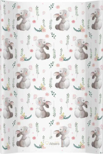 Пеленальная доска Alberomio Bunny world Мир кроликов 70х47 см Пеленальная доска Alberomio Bunny world Мир кроликов 70х47 см