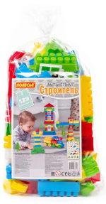 Фотография товара Конструктор Строитель, 129 элементов