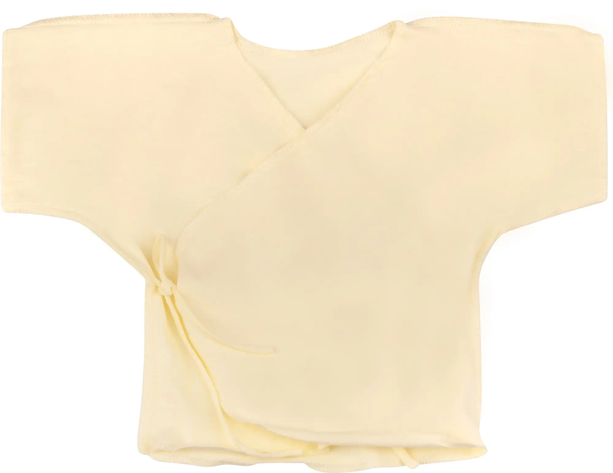 Распашонка Фабрика Бамбук короткий рукав пенье жёлтый 50