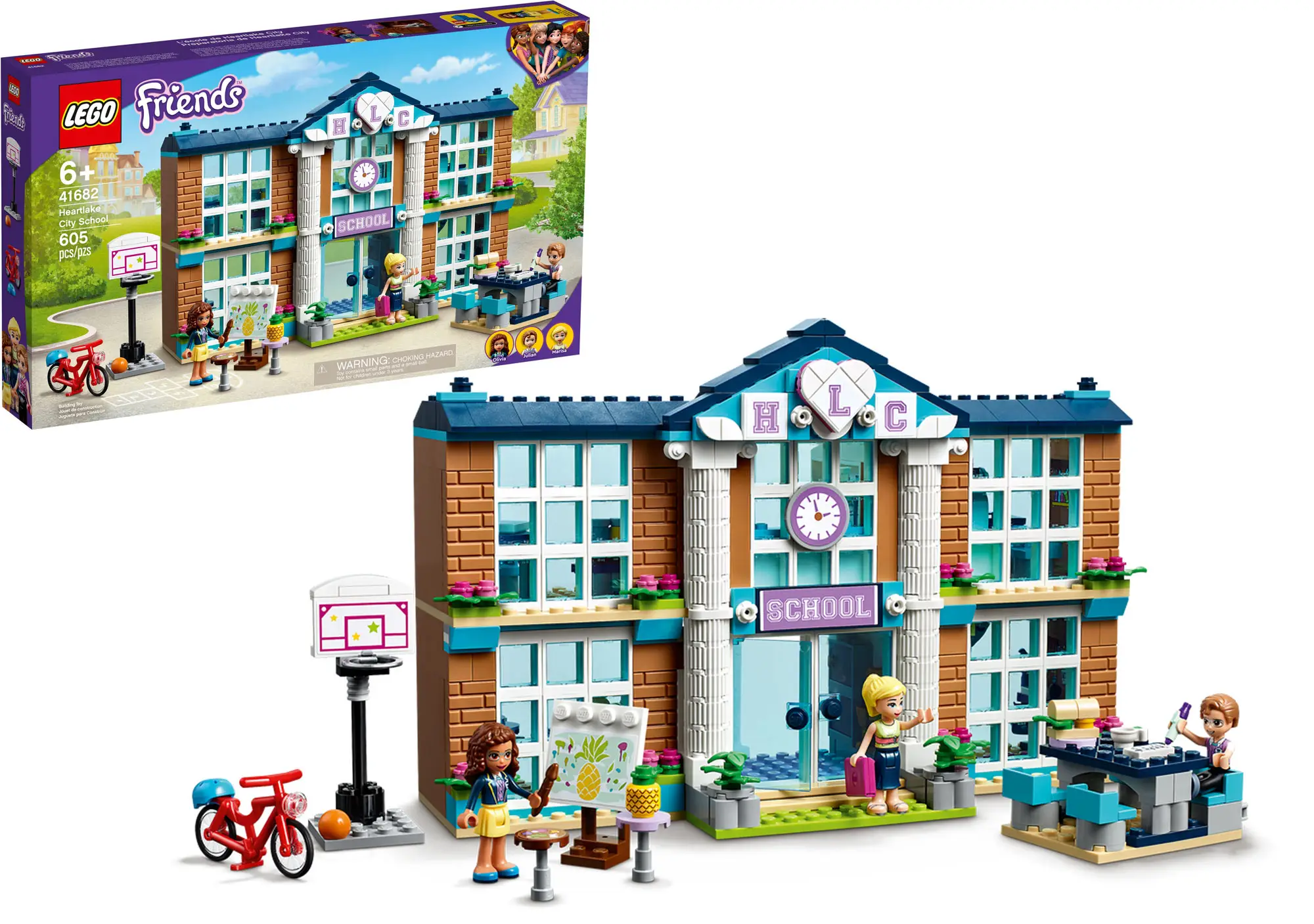 Конструктор Lego Friends 41682 Школа Хартлейк Сити