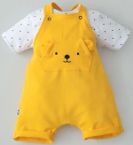 Фотография товара KiDi kids Комплект 2 предмета "Я гуляю", футер+кулир, желтый, р. 22