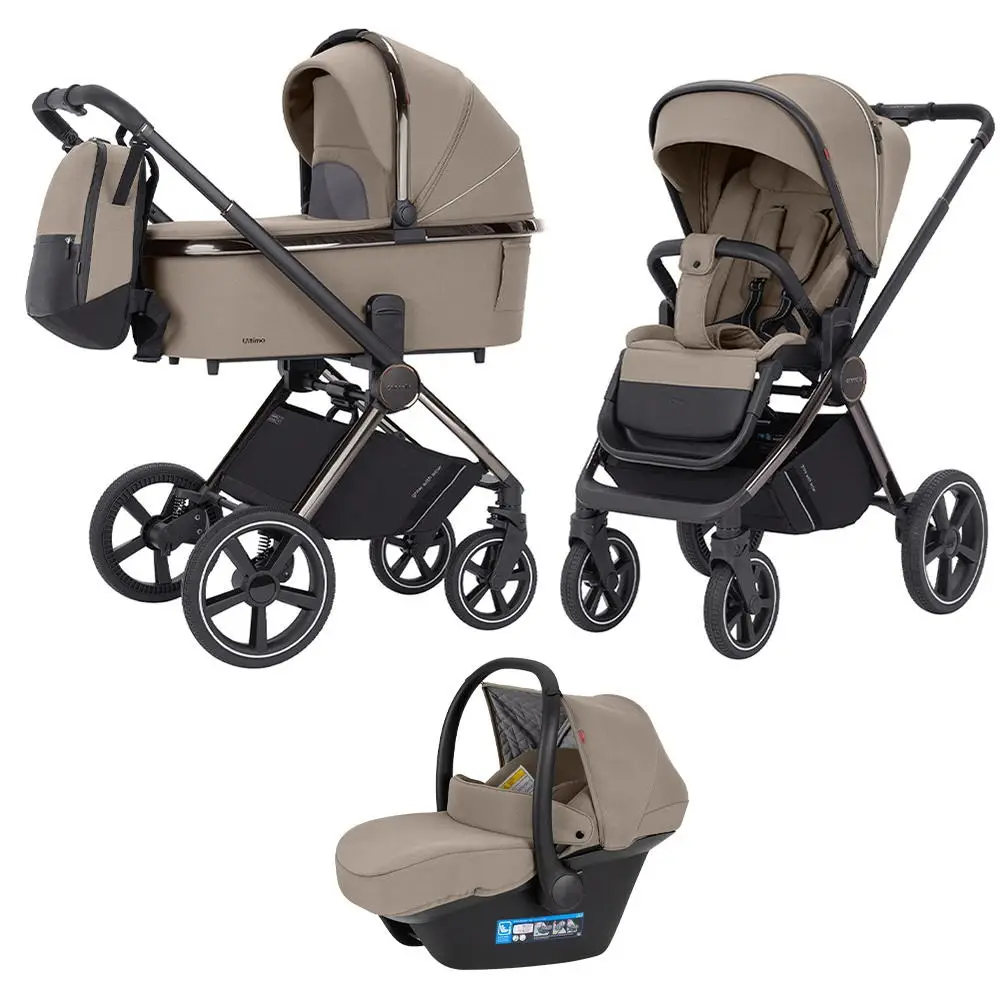 Коляска Carrello Ultimo 3 в 1, цвет Pearl Beige Chrome