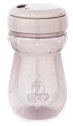 Фотография товара Поильник с трубочкой и ручками Happy Baby lilac 360 мл