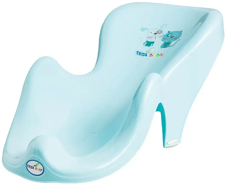 Горка для купания Tega Baby Dog and Cat голубой