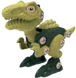 Фотография товара Junfa Динозаврик-конструктор в яйце в наборе с отверткой, зеленый