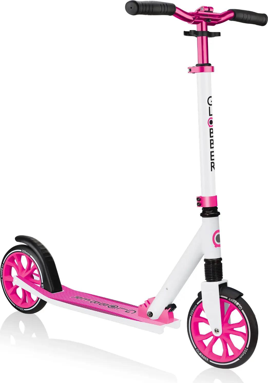 Самокат Globber NL 205 (2022) бело-розовый