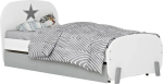Фотография товара Кровать детская Polini kids Mirum 1915 c ящиком, белая/серая