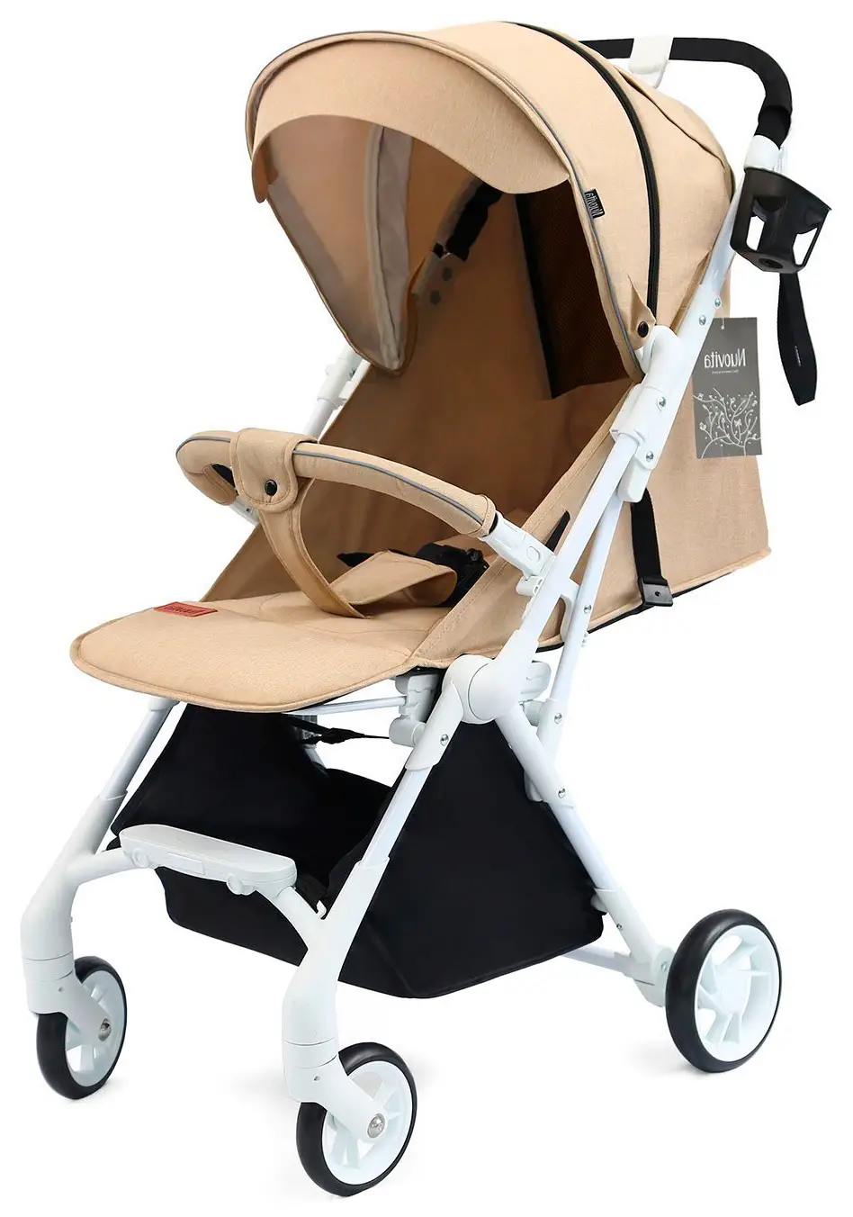 Прогулочная коляска Nuovita Sfera Beige, Bianco