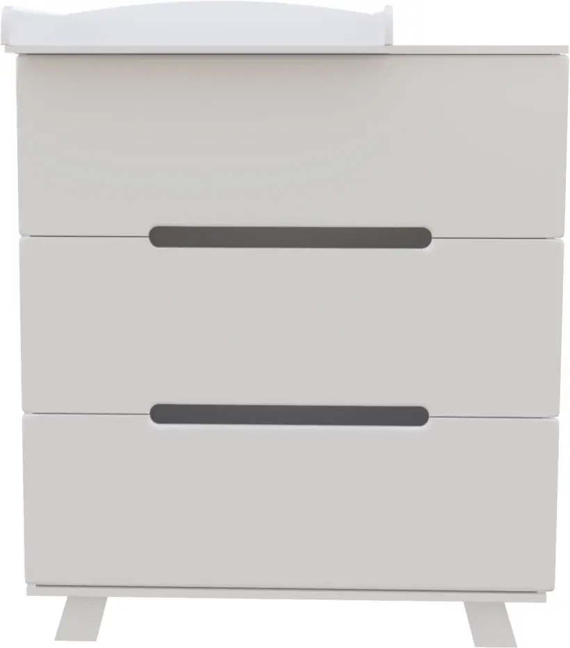 Комод Incanto Anniken 800/3, МДФ, белый