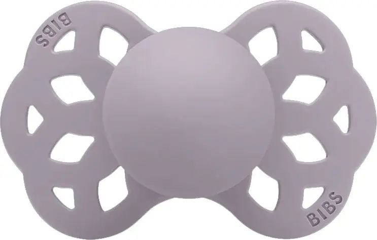 Пустышка силиконовая Bibs Infinity Symmetrical, Fossil Grey