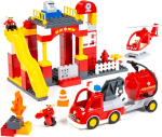 Фотография товара Конструктор Макси, Пожарная станция, Полесье, 81 элемент
