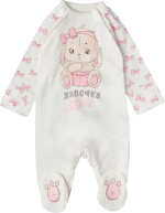 Фотография товара Комбинезон Little Star Лапочка Дочка интерлок, крем 74
